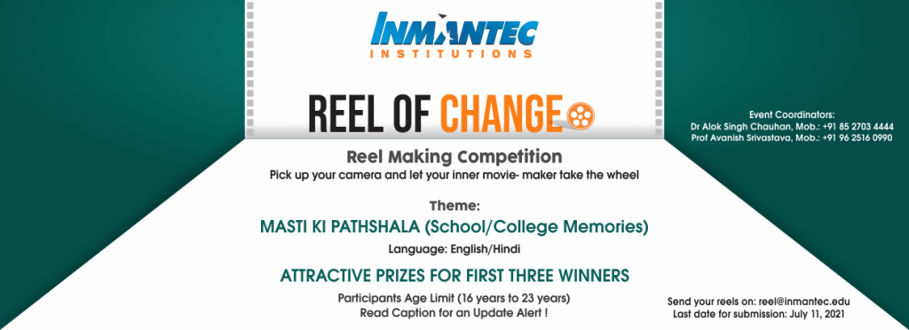 Inmantec calls for Reel of Change - Reel Making Competition