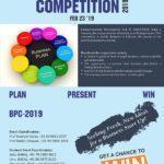 Business Plan Competition [BPC 2019]