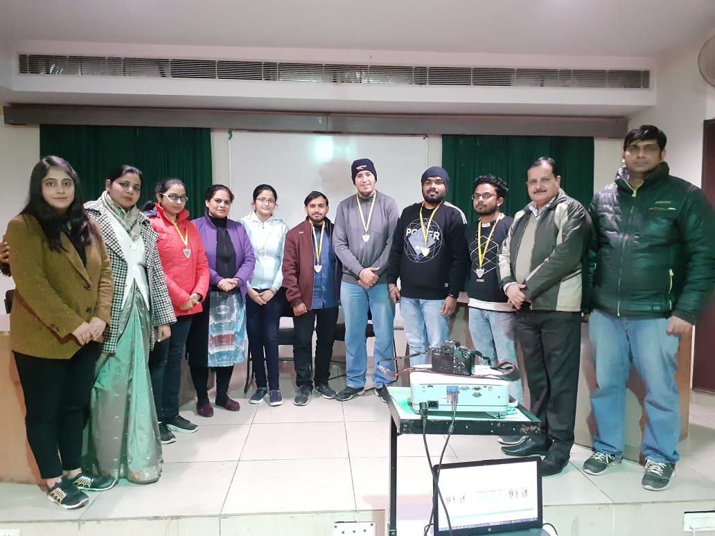 Successful completion and Results of Website Designing Competition