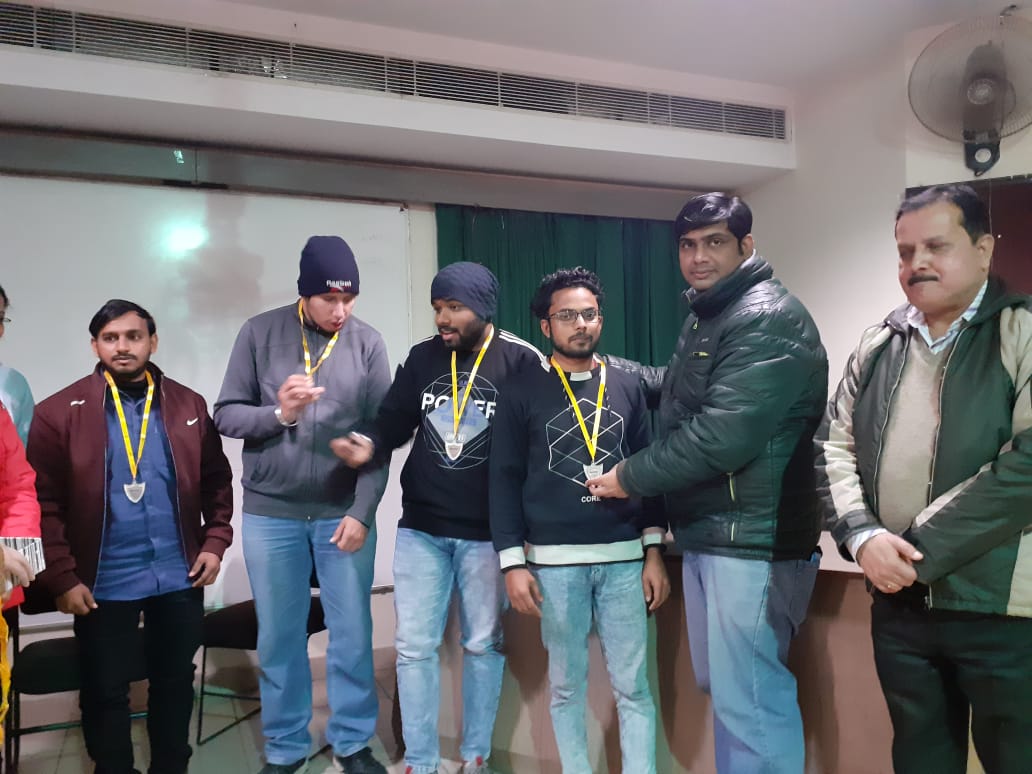 Successful completion and Results of Website Designing Competition