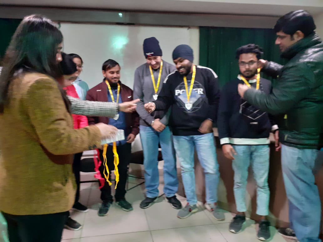 Successful completion and Results of Website Designing Competition