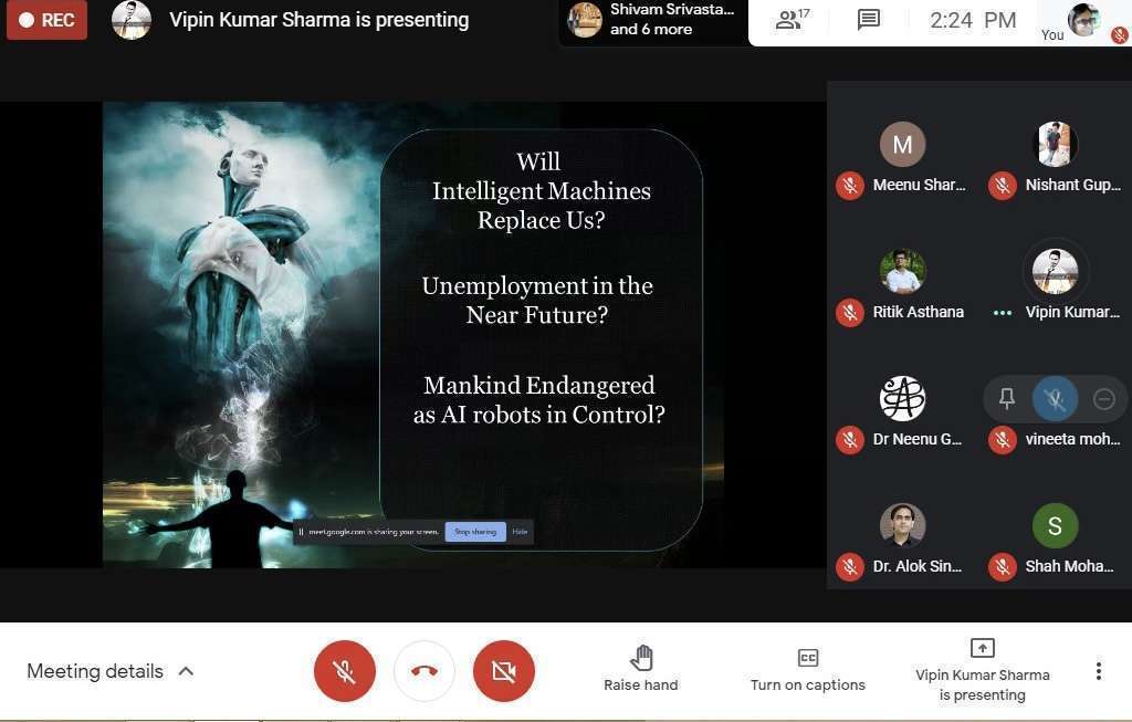 Successful completion and Results of Website Designing Competition