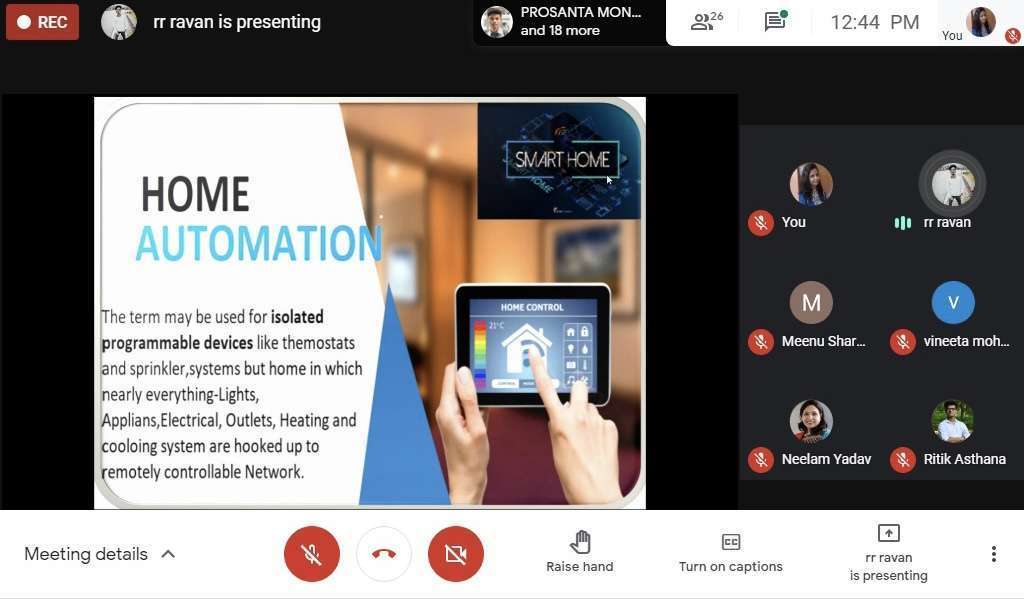 Successful completion and Results of Website Designing Competition