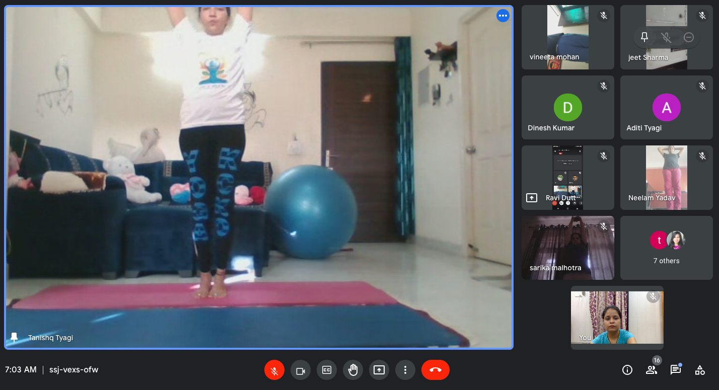 Glimpses of Yoga Day 2021